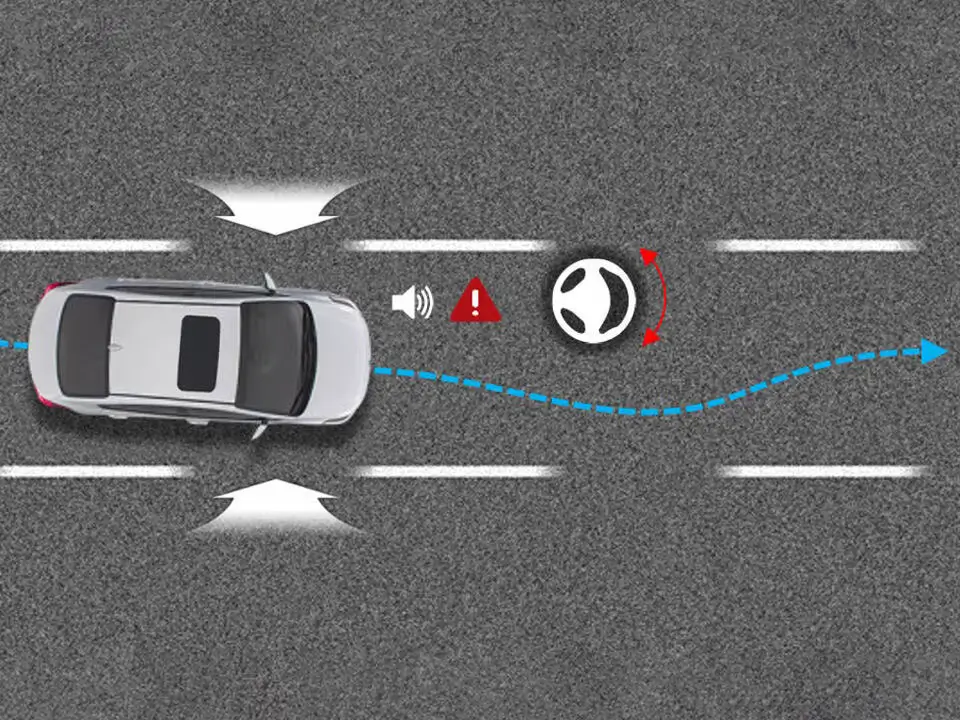 Asistente de mantenimiento y seguimiento de carril