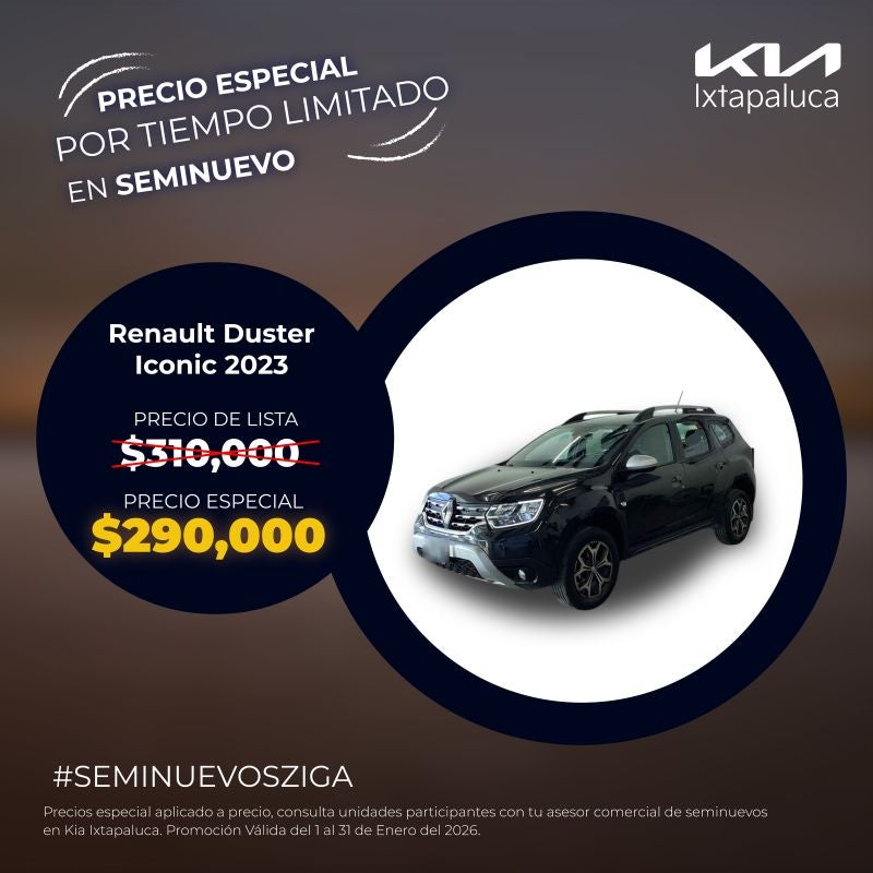 Renault Duster Iconic 2023 a Precio Especial