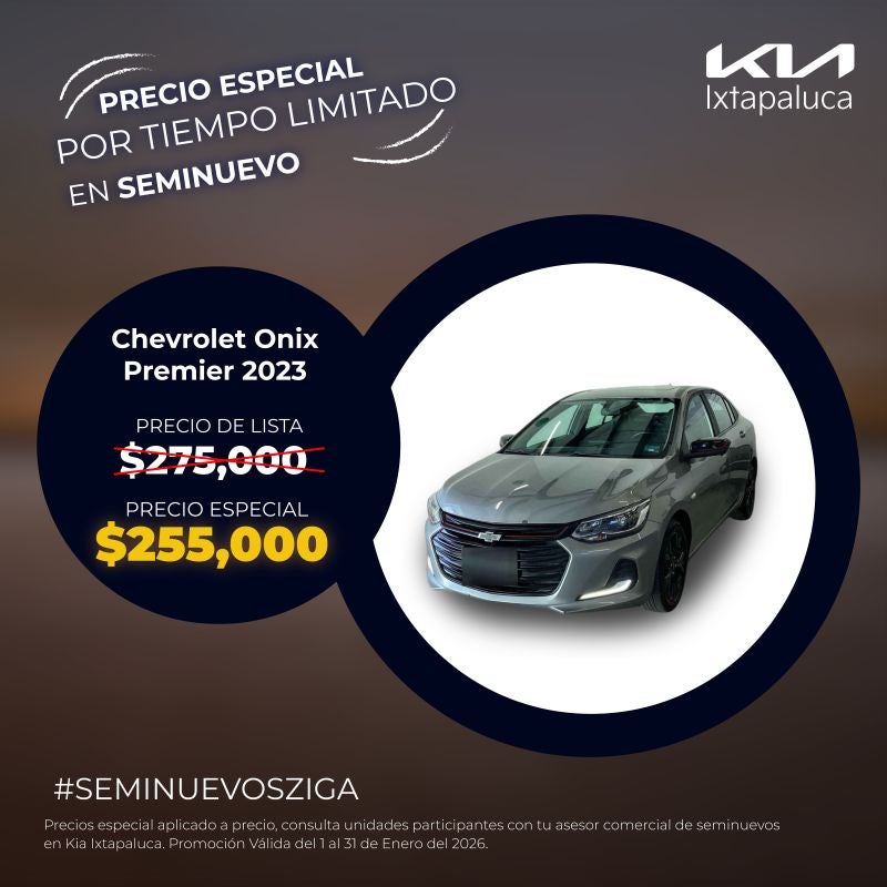 Chevrolet Onix Premier 2023 a Precio Especial